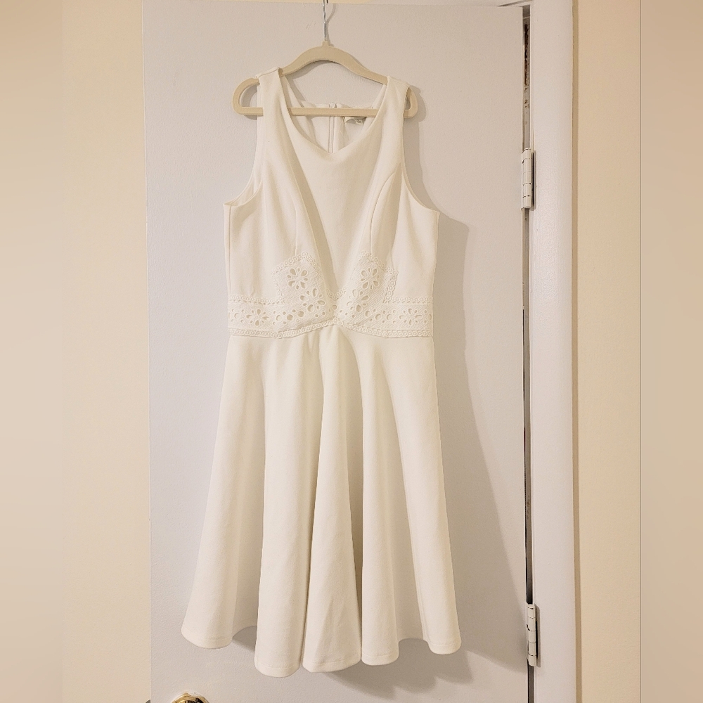 Francesca's Cream White Dress
